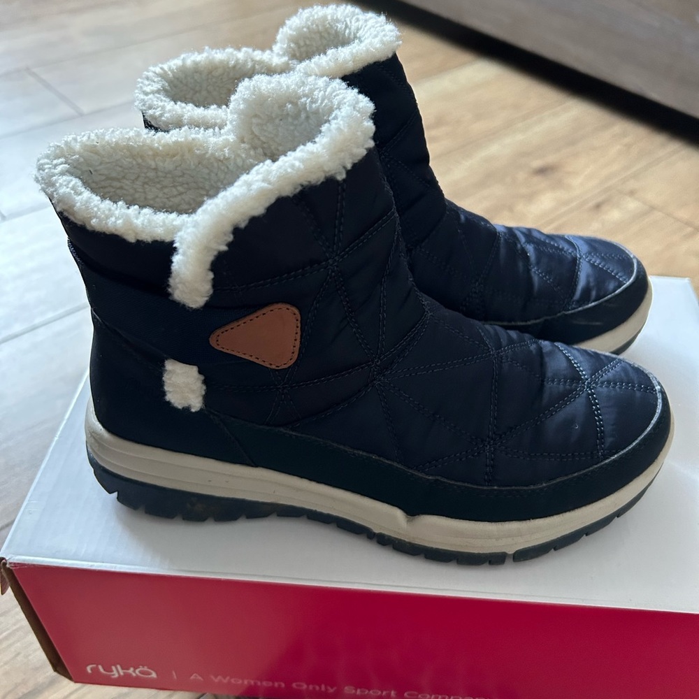 Navy/Cream Ryka Boots